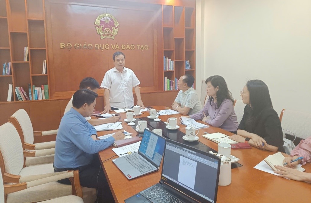 TS. Hoàng Đức Minh, Vụ trưởng Vụ Học sinh sinh viên, Bộ GD&ĐT phát biểu 